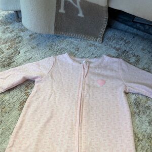 Juicy Couture Light Pink Kids Pajama Set with Heart Detail